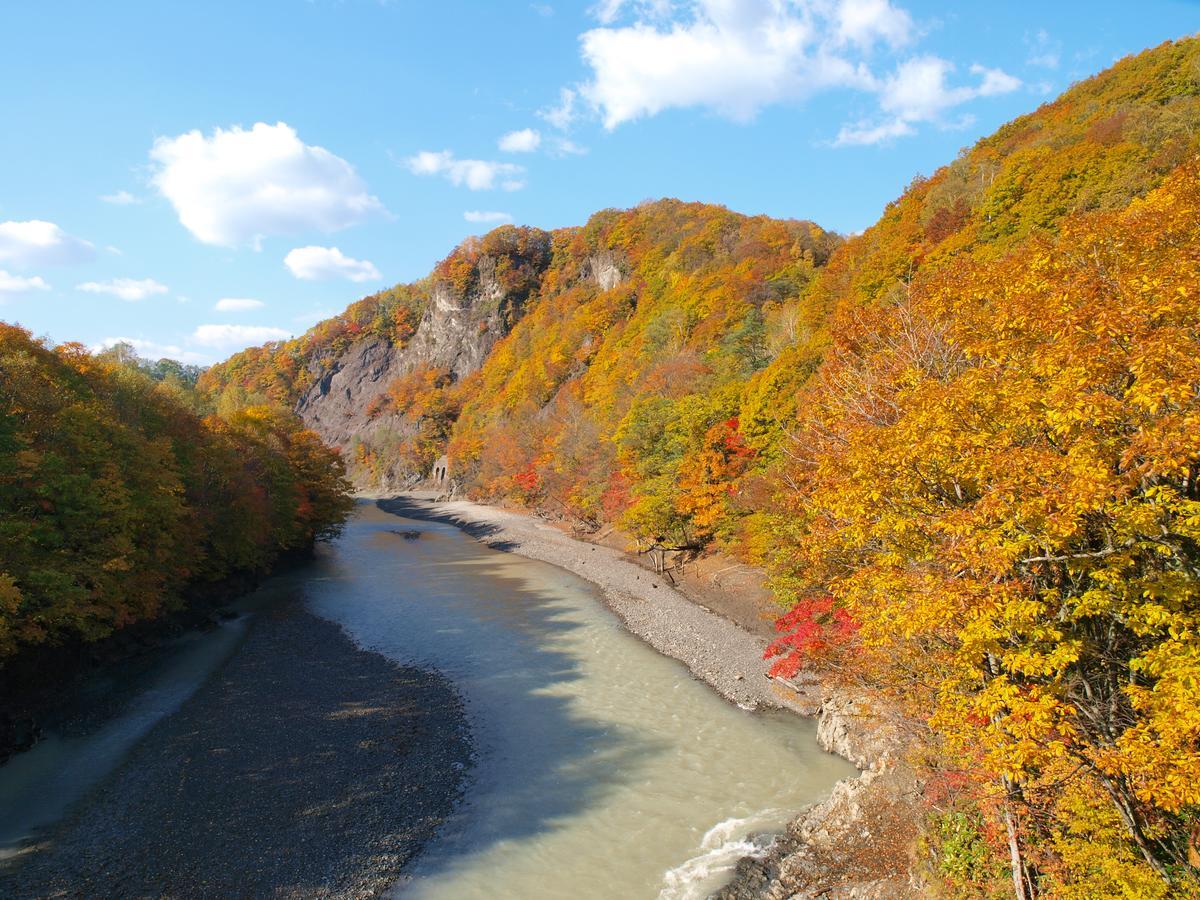 Log Hotel Larch Lake Kanayama Minamifurano Экстерьер фото